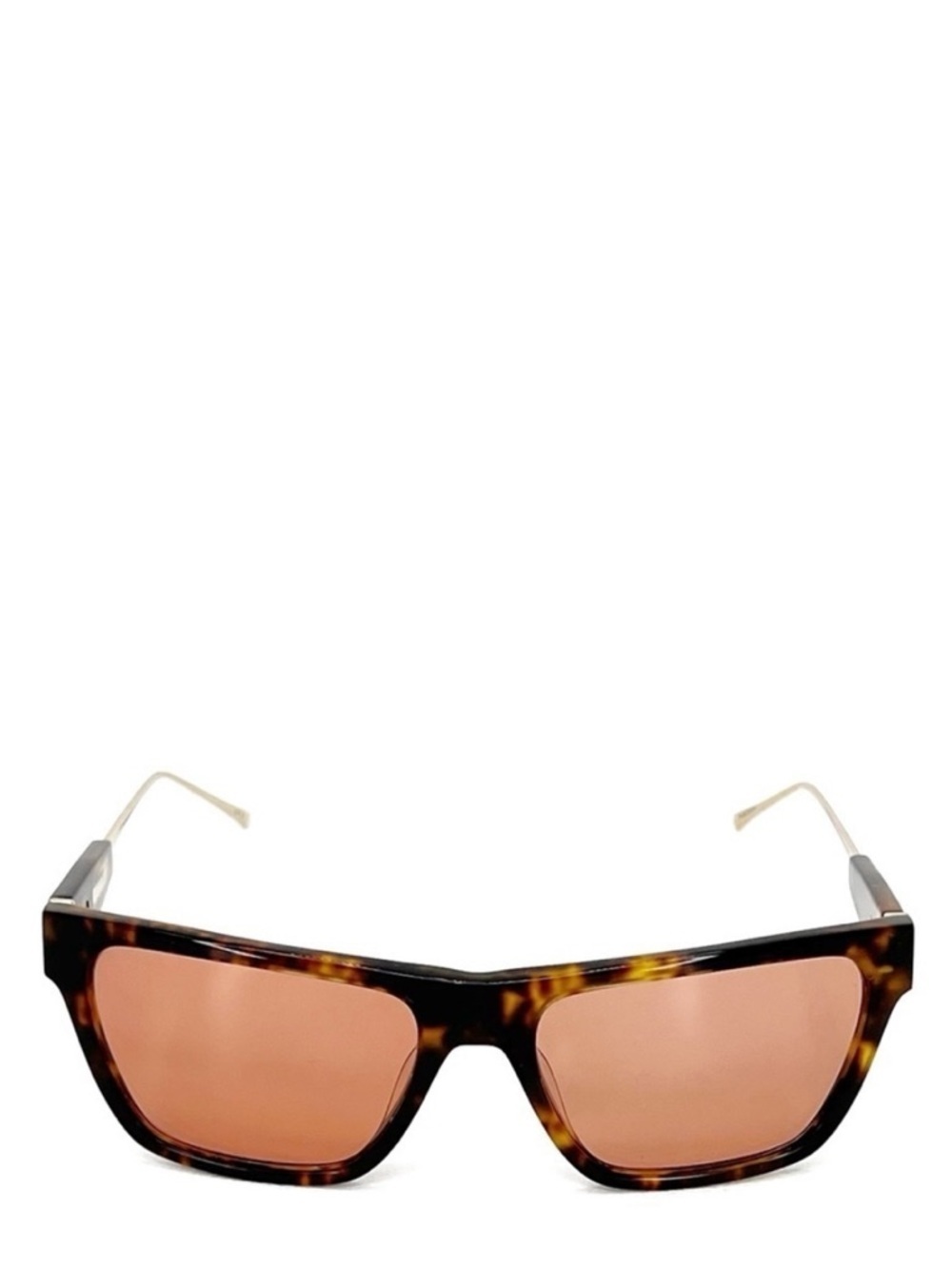 Derek Lam Natalie Sunglasses Cloud Tortoise Brown Frames Rose Lens Sunnies EUC
